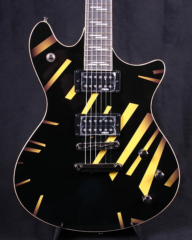 ギター CULT Tempest Schecter SC3426 HERCULES TEMPEST - Black / Yellow | Reverb