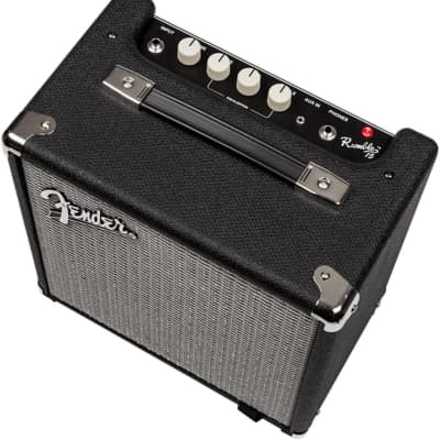 Fender Rumble 15 V3 Bass Amp for Bass Guitar, 15 Watts, with 2-Year Warranty 6 Inch Speaker, with Overdrive Circuit and Mid-Scoop Contour Switch image 6