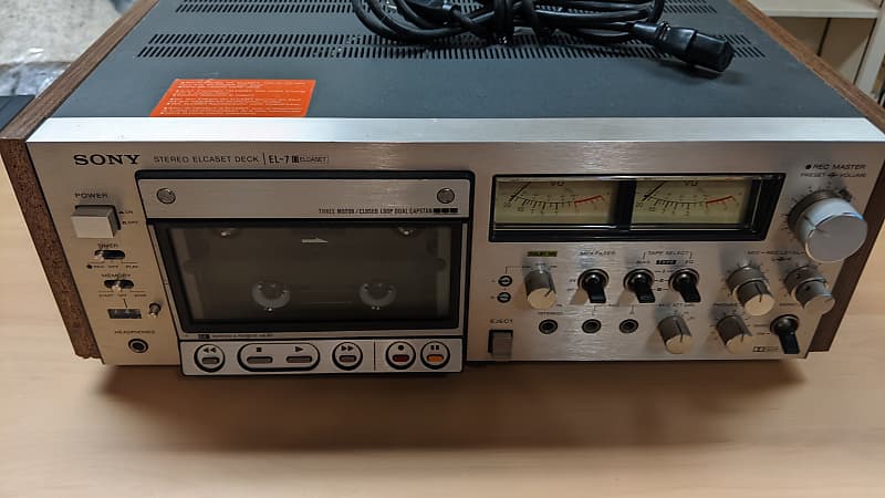 Refurbished Sony el-7 Elcaset Cassette Deck with Remote/service manual and two Tapes! image 1
