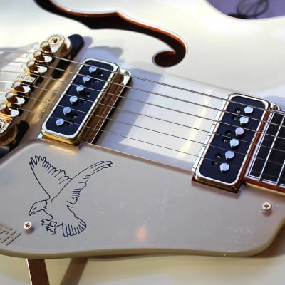 GRETSCH G6136-55 Vintage Select '55 Falcon Vintage White, HARDCASE image 15