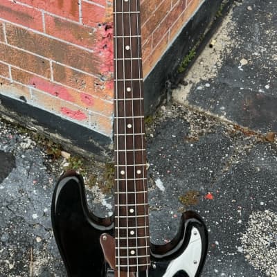 Fender Precision Bass 1979 - a cool Black P Bass like the one used by Phil Lynott of Thin Lizzy. image 8