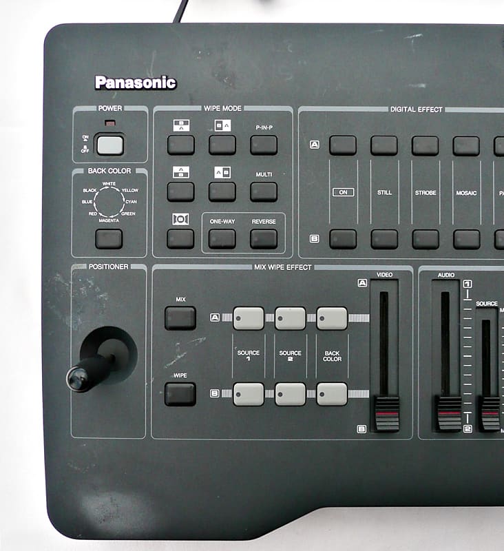 Panasonic WJ-AVE5 video mixer - YouTube