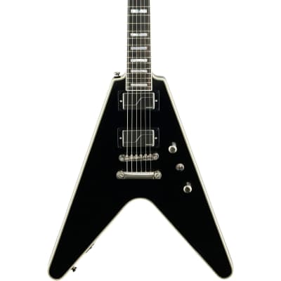 Epiphone Flying V Prophecy Electric Guitar, Black Aged Gloss image 1