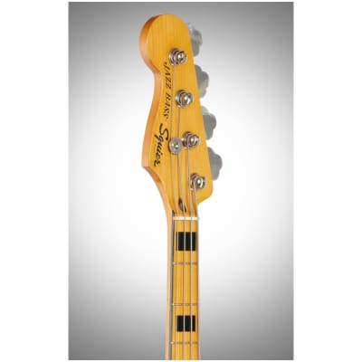 Squier Classic Vibe '70s Jazz Electric Bass, Left-Handed (with Maple Fingerboard) image 7