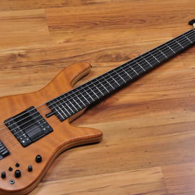 Fodera Emperor Std Limited Doctorbass Edition 6 string Ebony board 17.5mm Figured Redwood top image 3