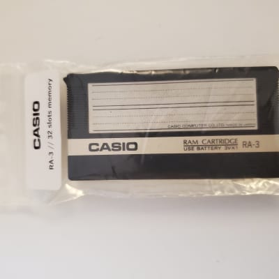 Casio RA-3 RAM memory cartridge for CZ-1 CZ-101 CZ-1000 CZ-3000 CZ-5000