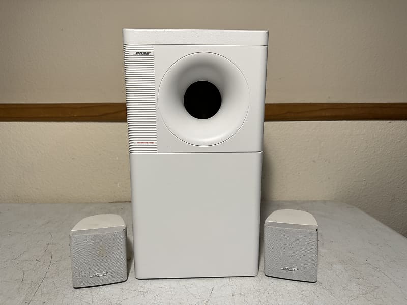 Bose Acoustimass 3 Series IV Speaker System Audiophile Home Audio Theater  White