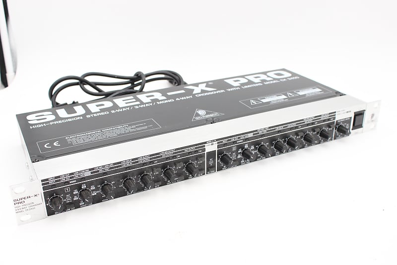 Behringer CX3400 SUPER-X PRO CX3400 Stereo 2-Way/3Way Mono 4-Way