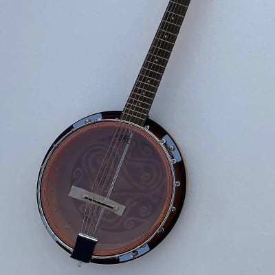 Luna Custom 6 String Banjo Acoustic BGB CEL 6 Satin Finished for sale