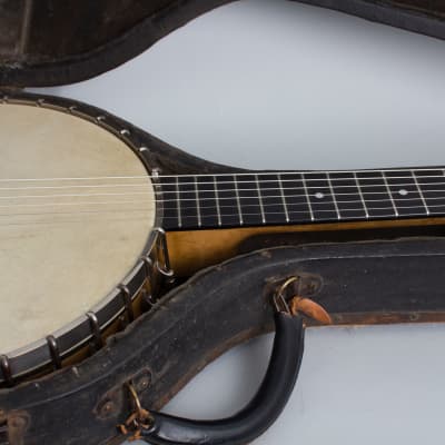 Vega  Imperial Electric Guitar Banjo (1923), ser. #65018, black hard shell case. image 16