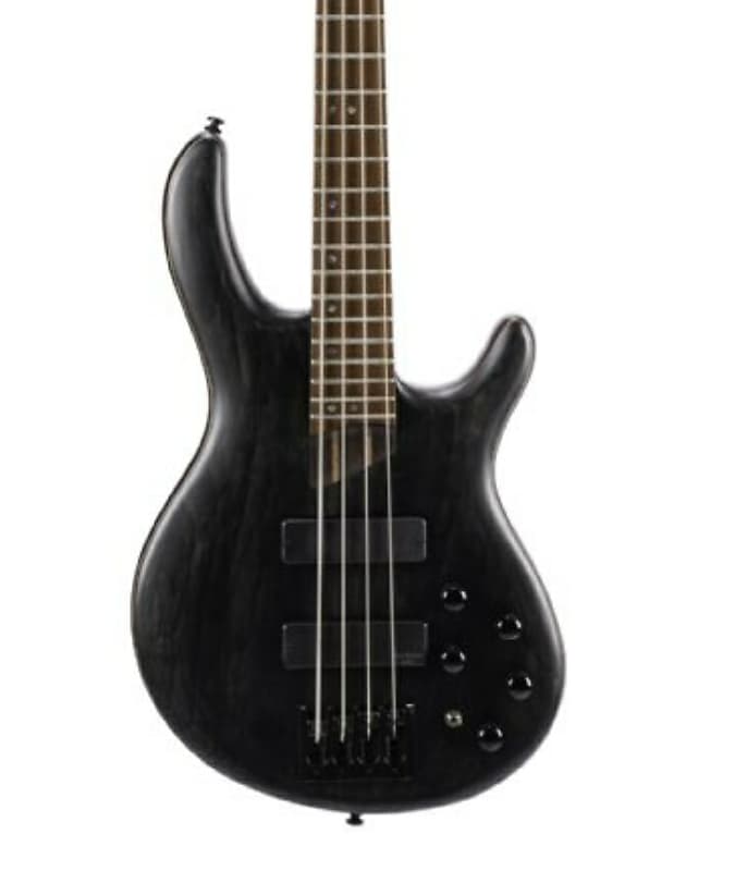 Cort B4ELEMENTOPTB Artisan Series B4 Element Bass Guitar. Open Pore Black image 1