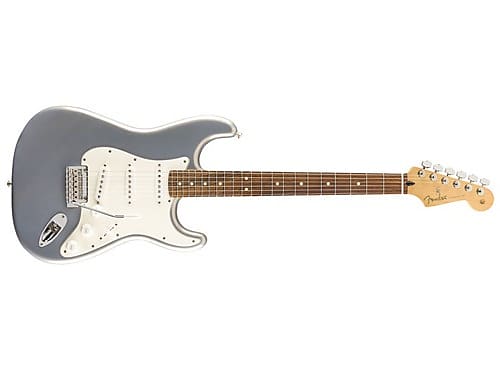 Fender Player Stratocaster Electric Guitar (Silver, Pau Ferro Fretboard)(New) image 1