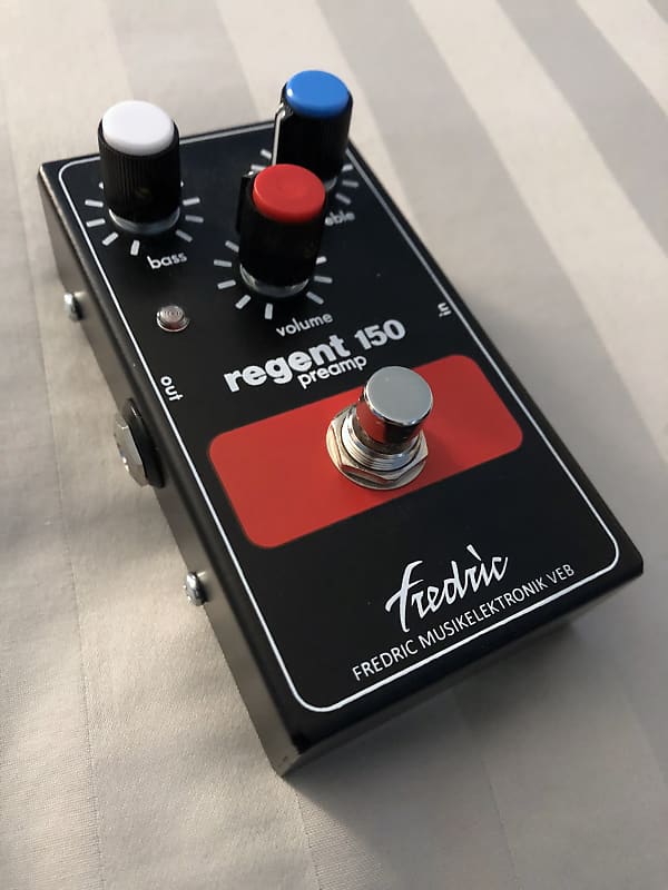 REGENT 150 - Preamp Pedal - Guitar - Fredric Effects - EQ - Boost REGENT  150 - Preamp Pedal - Guitar - Fredric Effects - EQ - Boost. 2022