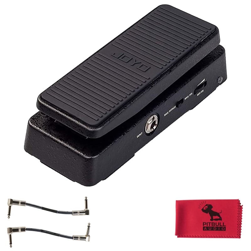 JOYO Classic Wah 1 Multifunctional WAH-WAH Pedal w/ Patch Cables & Cloth