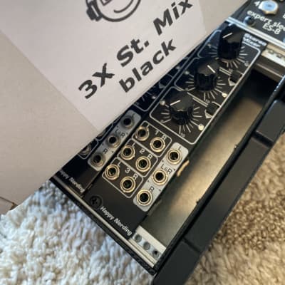 SUMMER SALE// MINT WITH BOX Happy Nerding 3x Stereo Mixer Black 2 of 2 image 1