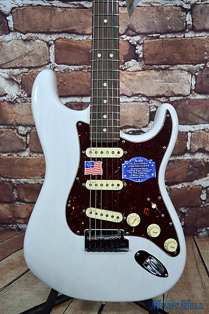 Fender American Deluxe Stratocaster Olympic Pearl image 1