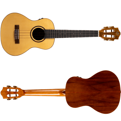 Flight SOPHIATESOUN Tenor Electro-Acoustic Ukulele w/Padded Gig Bag & Soundwave Pickup System image 2