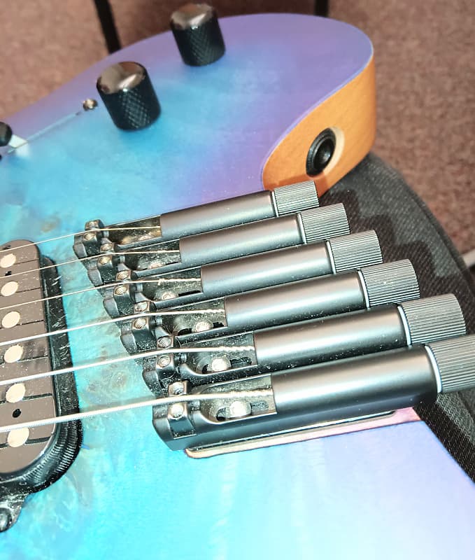 Agile Headless 6 String Multi Scale Fan Fret Electric Guitar Agile Headless 6 String Multi Scale Fan Fret Electric Guitar