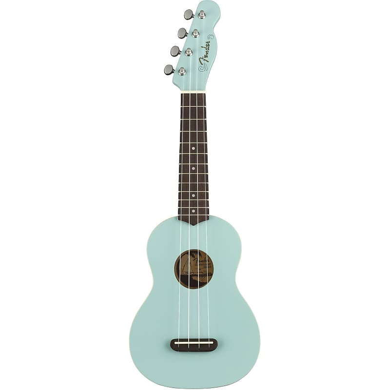 Fender Venice Soprano Ukulele in Daphne Blue image 1