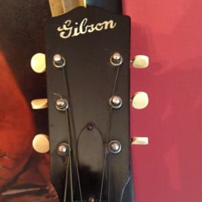 Gibson L-O model acoustic flattop guitar 1931 Mahogany image 4