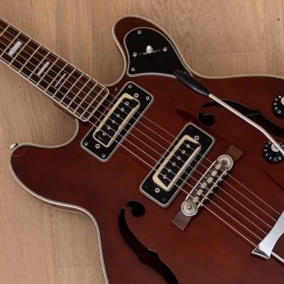 1970s Lyle 5102-T Vintage Hollowbody Electric Guitar, Japan, Matsumoku, Aria image 7