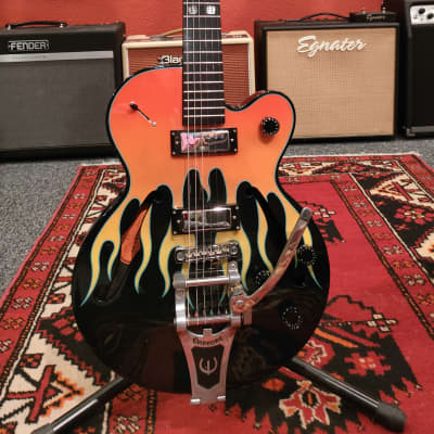 Epiphone Flamekat 1999 - 2005 - Ebony with Flame Graphic for sale
