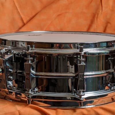 Vintage Sonor D-555 Ferromanganese 5.25x14 Snare Drum 1974 *With