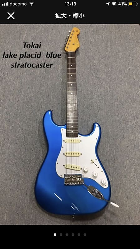 Tokai stratocaster lake placid blue made in japan | Reverb