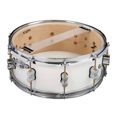 PDP Concept Series Maple Snare, 5.5x14, Pearlescent White w/Chrome Hw image 6