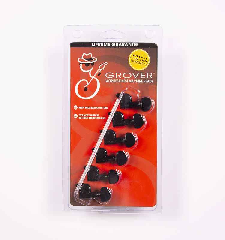 Grover 102-18BC Rotomatics Black Chrome | Deutschland