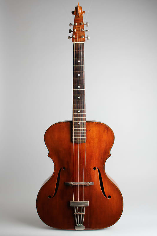 Wilkanowski  Arch Top Acoustic Guitar (1937), gig bag case. image 1