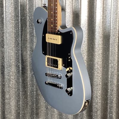Reverend Double Agent OG Metallic Silver Freeze Guitar #65524 image 6