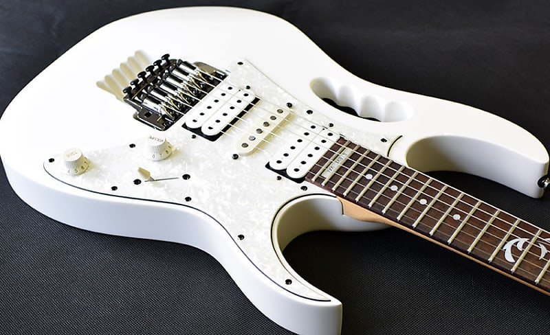 Ibanez JEM-555 WH Steve Vai Signature White | Reverb