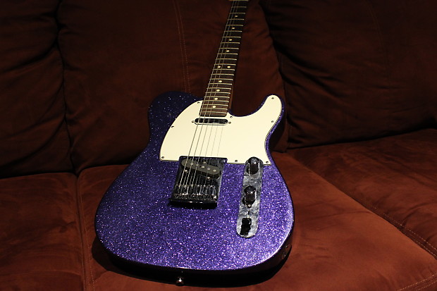 Fender purple new arrivals sparkle telecaster