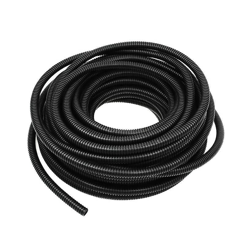 1 Split Wire Loom Tubing (Polyethylene) - 50FT - Black