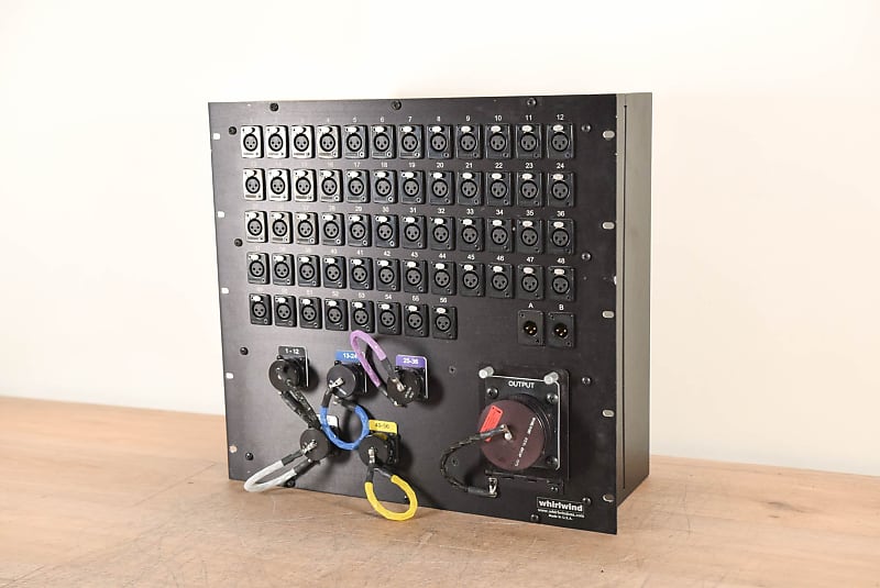 Whirlwind 56x2 Stagebox with W1 and W4 Connectors CG006C6 Reverb