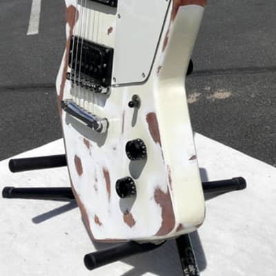 PV MUSIC RELIC Custom Built "White Modern Relic" Electric Guitar - Plays / Sounds Great image 16