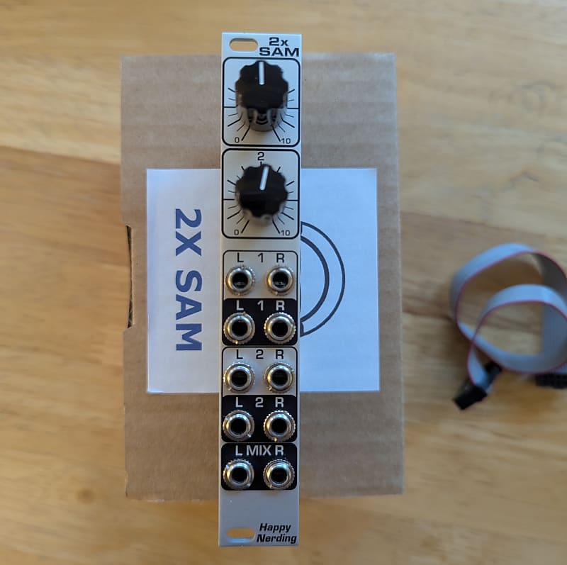 ブランドのギフト 2xSAM Nerding Happy 2x Reverb | Mixer Channel 2 Eurorack SAM 鍵盤楽器