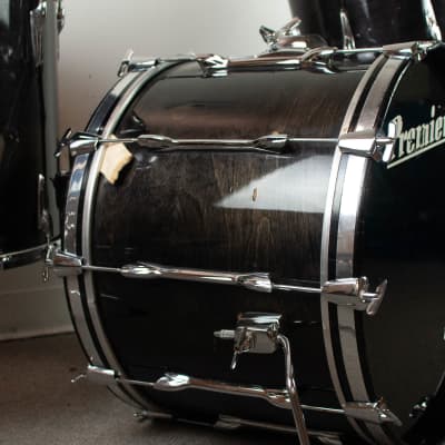 1980s Premier "Black Shadow" Resonator Drum Kit image 7