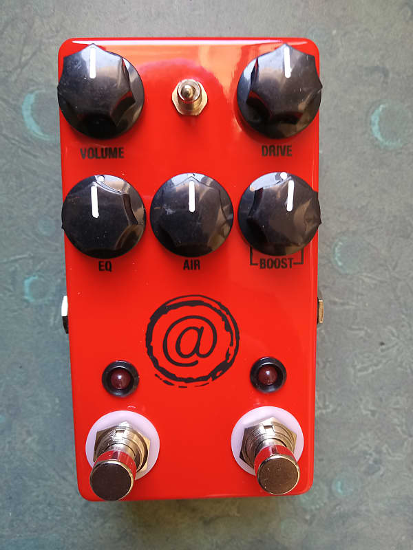 JHS AT+ Andy Timmons Signature Overdrive Guitar Effects Pedal AT+ 2023 - Red