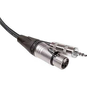 Unbalanced XLR Female to 3.5mm TRS Audio Cables with Neutrik