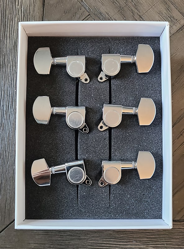 Gretsch Electromatic Tuner Machine Head 2022 Chrome 3 by 3 Reverb