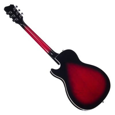 Airline Guitars Mercury - Redburst - Semi Hollowbody Electric Guitar - NEW! image 6