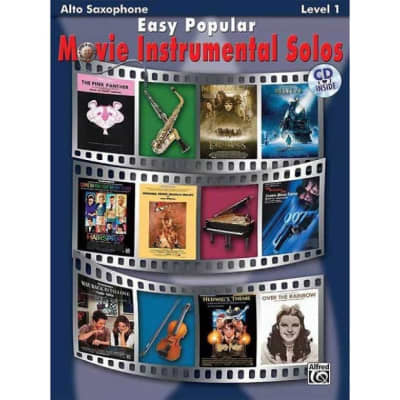 Easy Popular Movie Instrumental Solos, Alto Sax image 1
