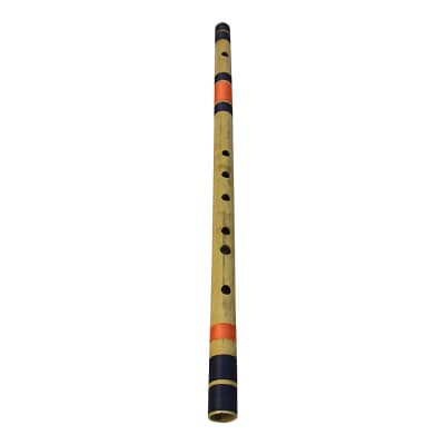 Zaza Percussion- Professional Scale G# Bass 27'' Bansuri Flute (Indian Flute) W/Carry Bag image 3