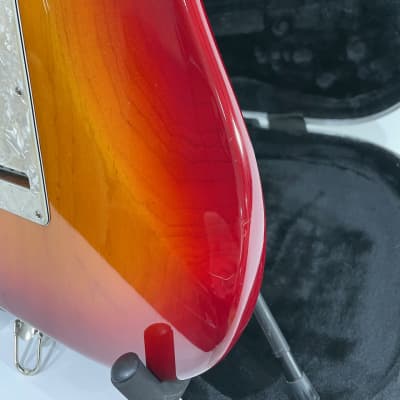 Fender American Deluxe Stratocaster Ash with Maple Fretboard 2004 - 2010 - Aged Cherry Burst image 10