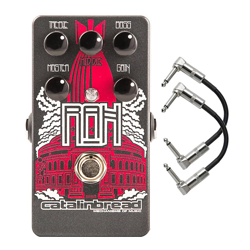 Catalinbread Royal Albert Hall WIIO RAH Hiwatt Emulation Guitar Effects Pedal with Patch Cables image 1