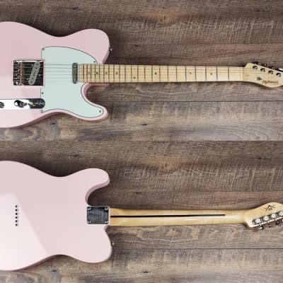MyDream Partcaster Custom Built - Faded Pink Hand-wound Tapped Pickups image 2