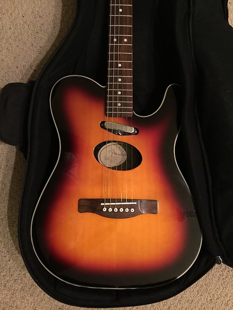 Fender Telecoustic Deluxe - Sunburst | Sweetwater