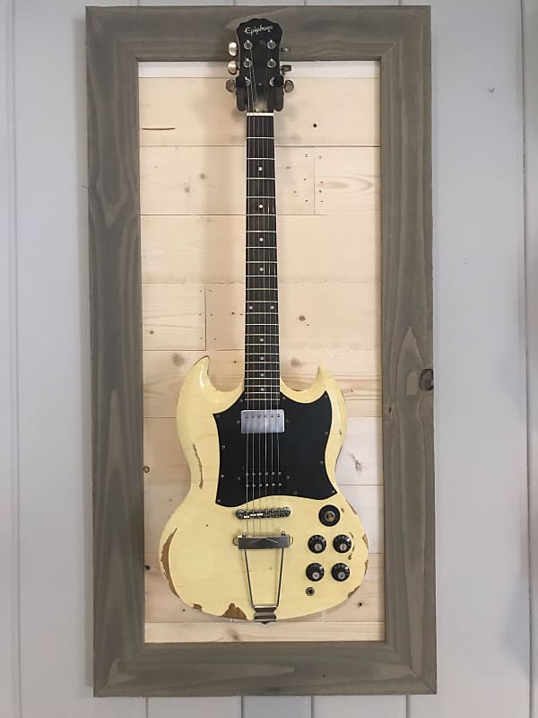 Epiphone G-310 SG Heavy Relic Antique White | Reverb